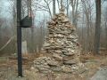 The cairn marking the high point.JPG